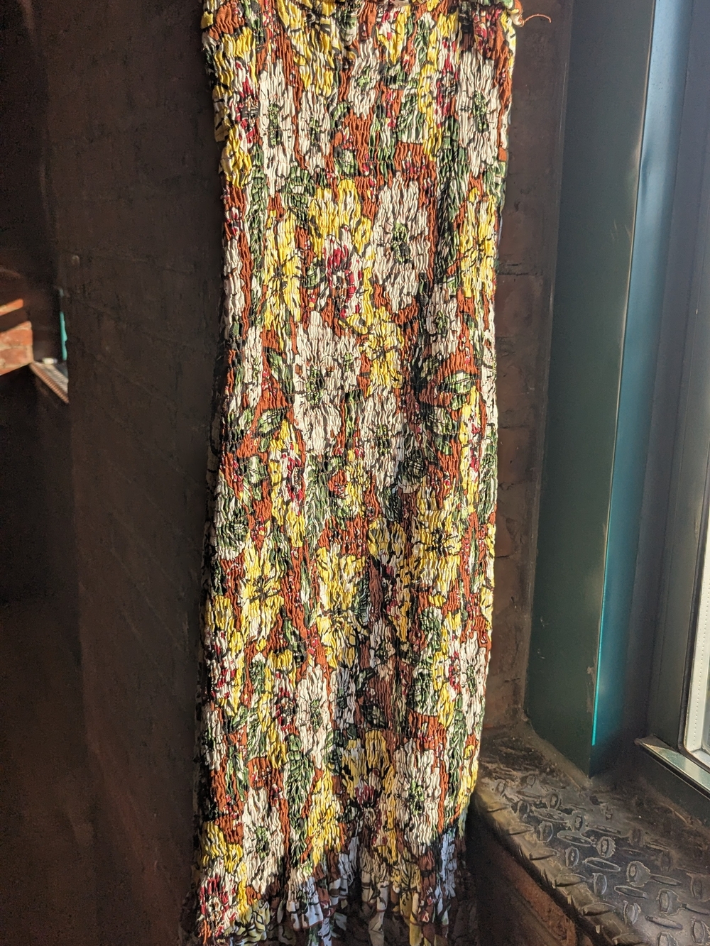 Faithfull the Brand Floral Smocked Maxi Dress